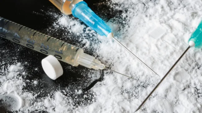 needles and drugs